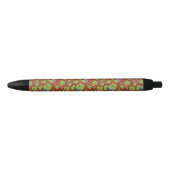 Stylo Noir Motif de raisin (Devant)