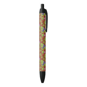 Stylo Noir Motif de raisin
