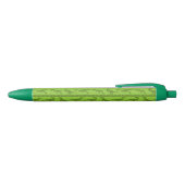 Stylo Noir Motif de Raptor Vert (Haut)