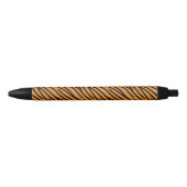 Stylo Noir Motif de rayure de tigre (Devant)