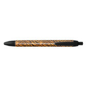 Stylo Noir Motif de rayure de tigre (Dos)