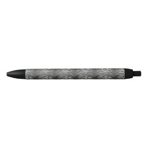 Stylo Noir Motif de rayure de tigre sans couture