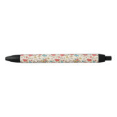 Stylo Noir Motif de Saint-Valentin avec le cupidon (Devant)