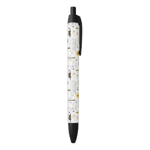 Stylo Noir Motif de scène de Golden Woods