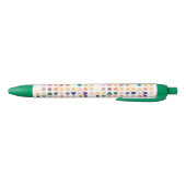 Stylo Noir Motif de structure moléculaire (Bas)