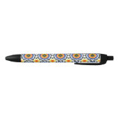 Stylo Noir Motif de Suzani (Bas)