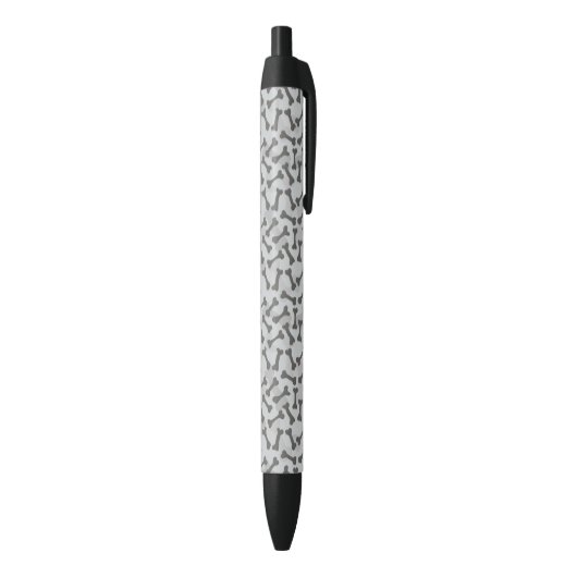 Stylo Noir Motif de texture osseuse en niveaux de gris (Bas (Vertical))