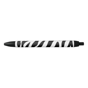 Stylo Noir Motif de tigre dans Vector