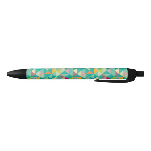 Stylo Noir Motif de triangles (Bas)