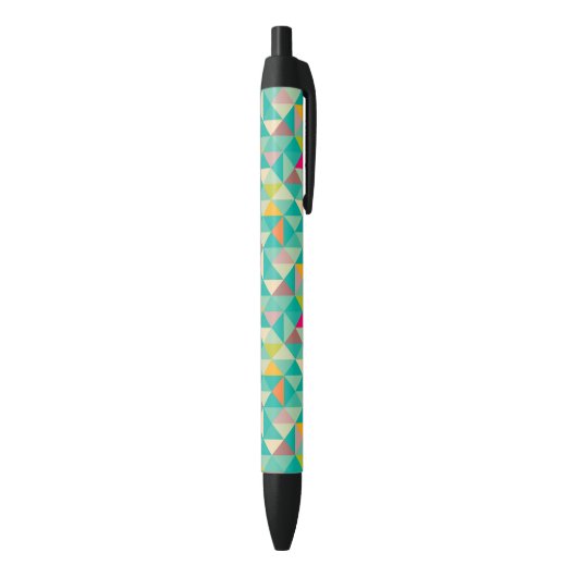 Stylo Noir Motif de triangles (Bas (Vertical))