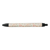 Stylo Noir Motif de vacances d'été (Devant)