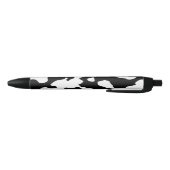 Stylo Noir Motif de vache noir et blanc (Bas)