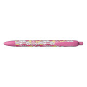Stylo Noir Motif d'enfant de Kawaii avec les griffonnages (Dos)