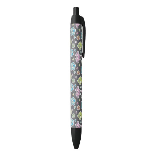 Stylo Noir motif des hiboux de bande dessinée (Bas (Vertical))
