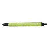 Stylo Noir Motif des tranches vertes de chaux (Devant)