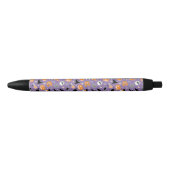 Stylo Noir Motif d'Halloween (Devant)