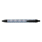 Stylo Noir Motif diamant (Dos)