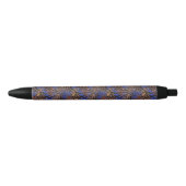 Stylo Noir Motif d'impression Leopard et Zebra (Devant)