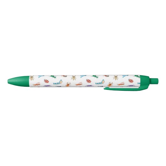 Stylo Noir Motif d'insectes coloré mignon (Bas)