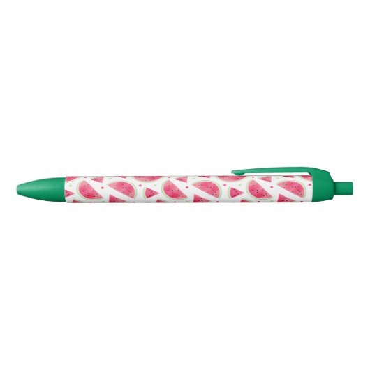 Stylo Noir Motif doux de pastèque d'aquarelle (Haut)