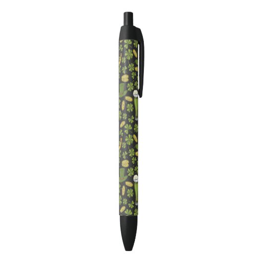 Stylo Noir Motif du jour de St Patrick (Bas (Vertical))
