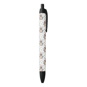 Stylo Noir Motif d'Unipug