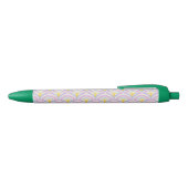 Stylo Noir Motif en coquille de couleur pastel (Haut)