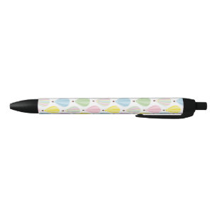 Stylo Noir Motif en pastel chaud de ballon à air