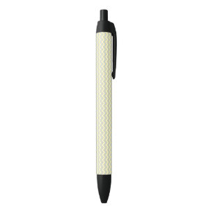 Stylo Noir Motif en pastel de Chevron