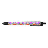 Stylo Noir Motif ethnique avec des motifs marocains (Bas)