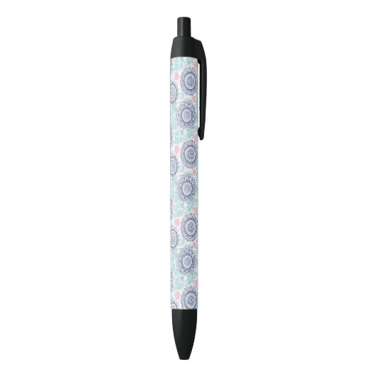 Stylo Noir Motif ethnique de Paisley (Bas (Vertical))