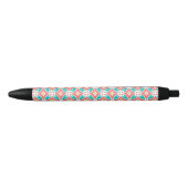 Stylo Noir Motif ethnique multicolore (Devant)