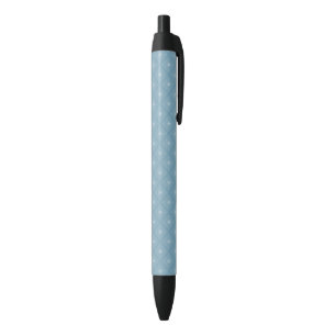 Stylo Noir motif Fleur-De-lis