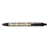 Stylo Noir Motif floral (Dos)