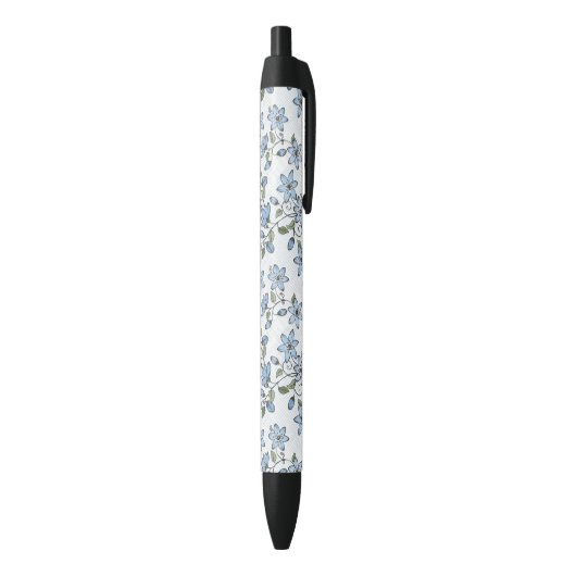 Stylo Noir Motif floral 2 2 (Bas (Vertical))