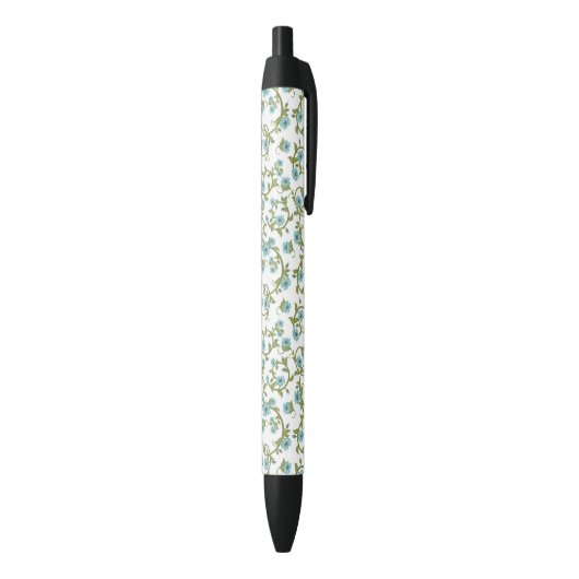 Stylo Noir Motif floral 6 (Bas (Vertical))
