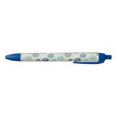 Stylo Noir Motif floral élégant avec les fleurs mignonnes (Bas)