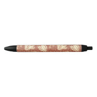 Motif floral Red Lily de style William Morris
