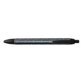 Stylo Noir Motif Galaxy (Dos)