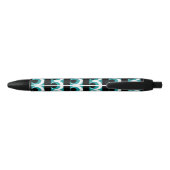 Stylo Noir Motif géométrique (Dos)