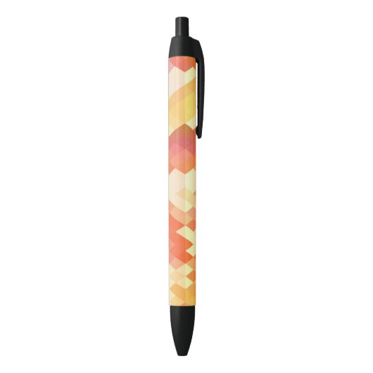 Stylo Noir Motif géométrique 1 (Bas (Vertical))