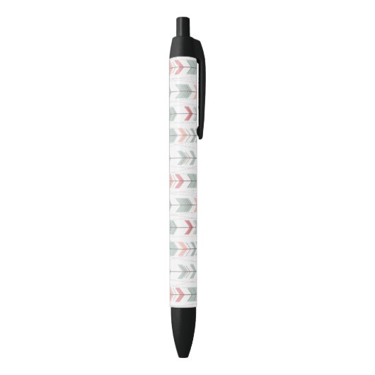 Stylo Noir Motif géométrique dans le rétro style (Bas (Vertical))