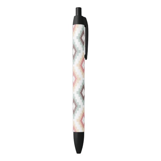 Stylo Noir Motif géométrique dans le style aztèque (Bas (Vertical))