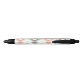 Stylo Noir Motif géométrique dans le style aztèque (Dos)