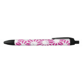Stylo Noir Motif géométrique Fuchsia (Haut)