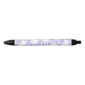 Stylo Noir Motif géométrique Lavender (Devant)