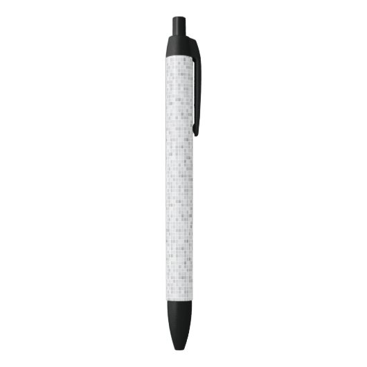 Stylo Noir Motif gris de tuiles (Bas (Vertical))