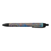 Stylo Noir Motif grunge d'art (Bas)