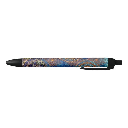 Stylo Noir Motif grunge d'art (Bas)