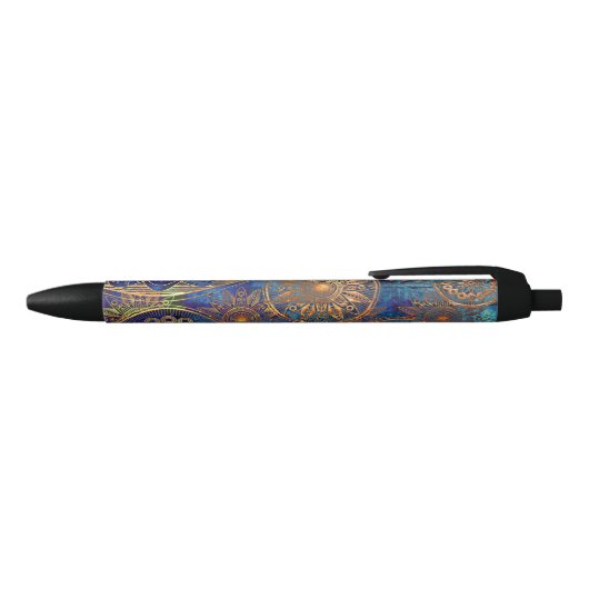 Stylo Noir Motif grunge d'art (Haut)